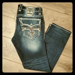 Mens Rock Revival jeans
